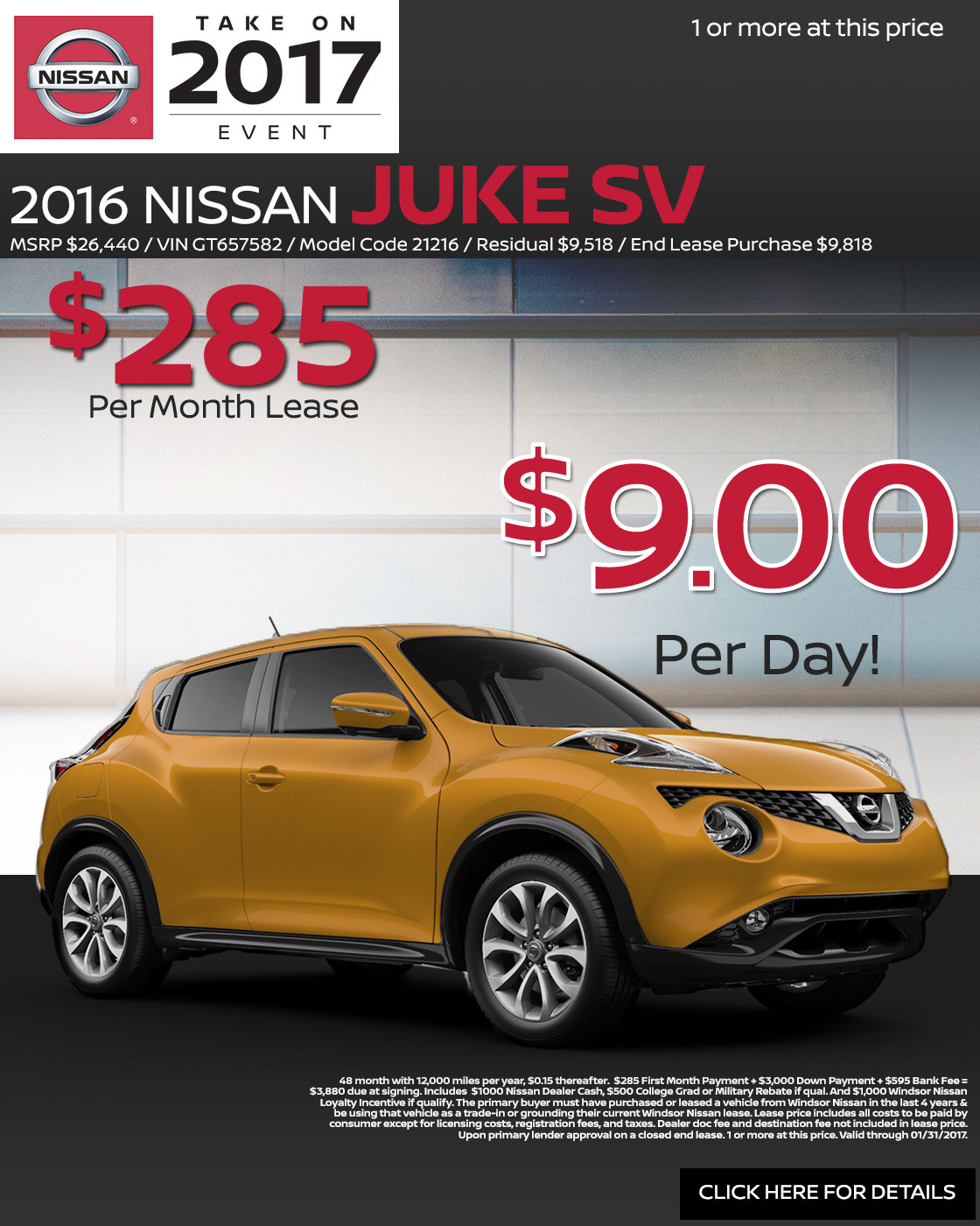 Nissan Monthly Lease Deals